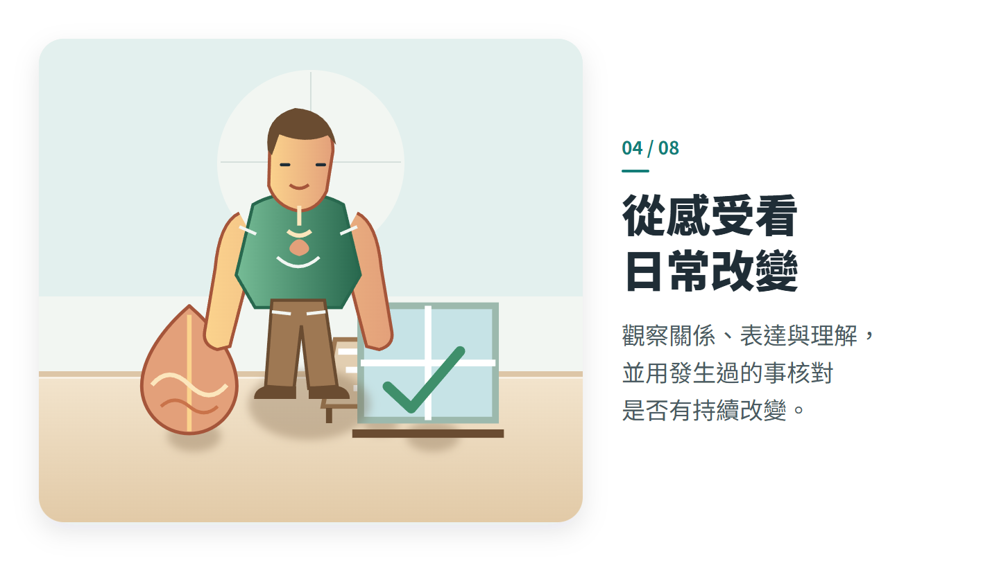 從感受看 日常改變