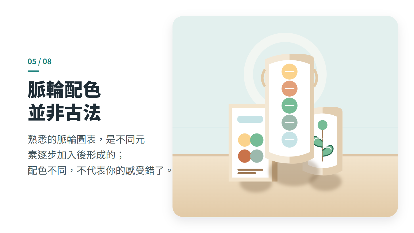 脈輪配色 並非古法