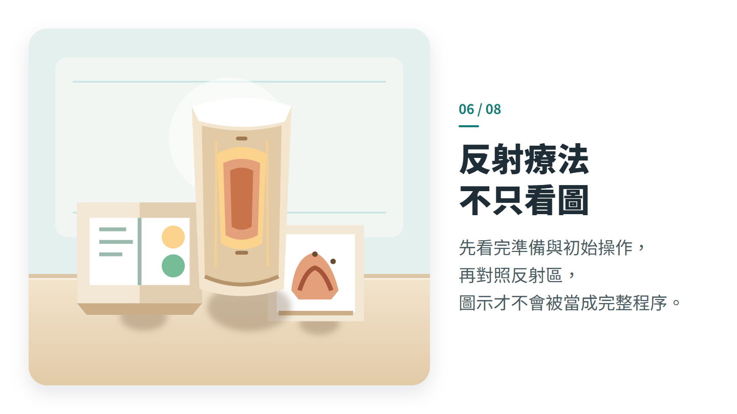 反射療法 不只看圖