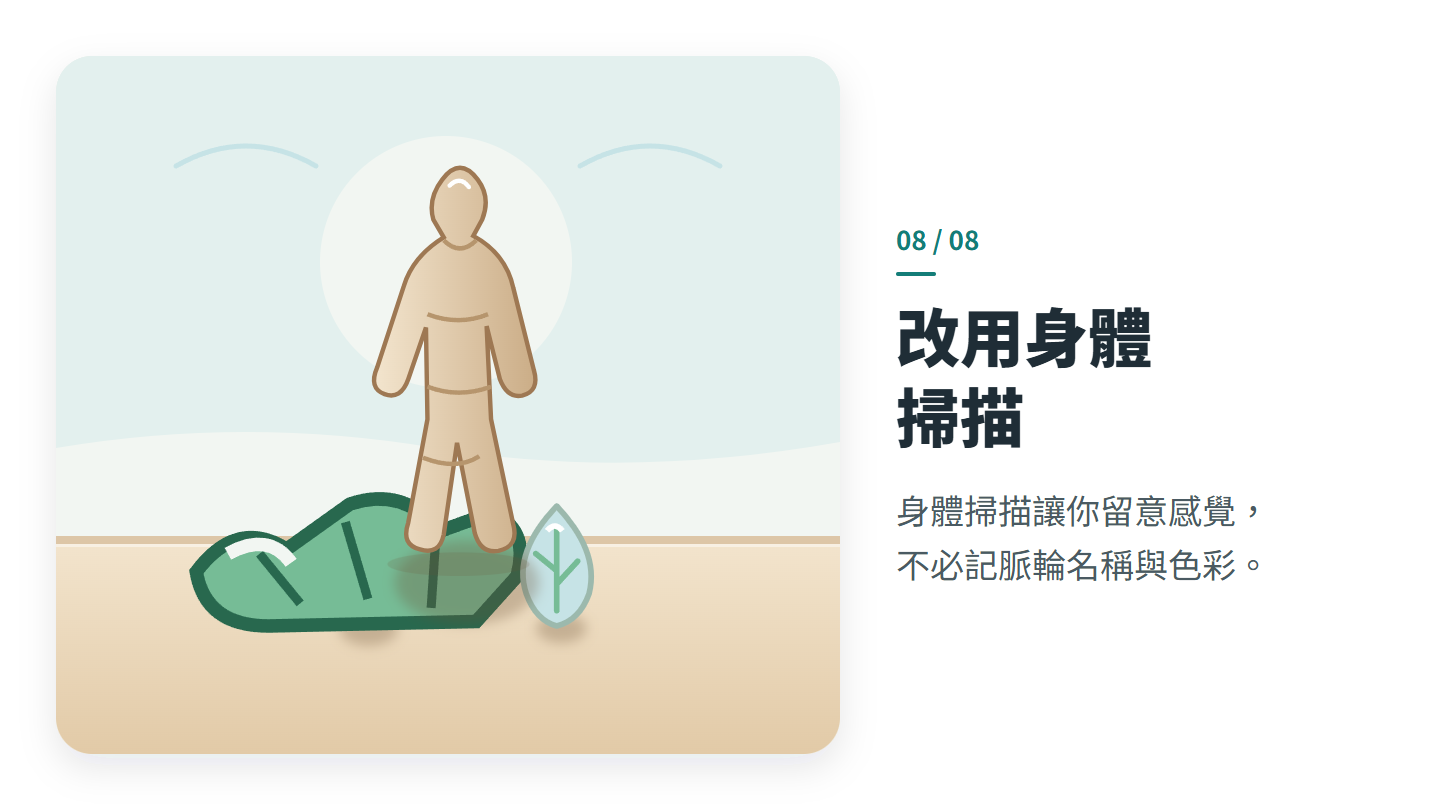 改用身體 掃描