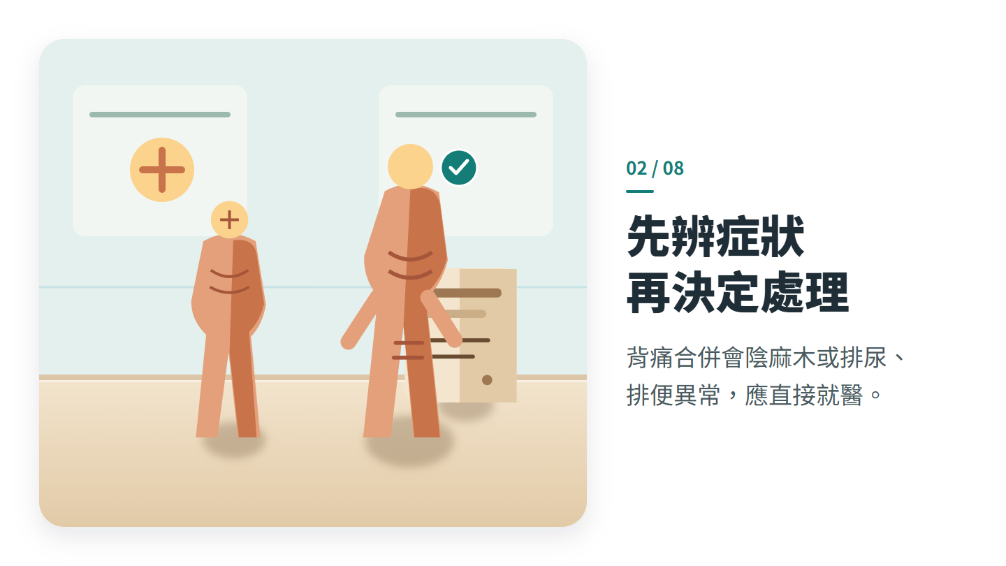 先辨症狀 再決定處理