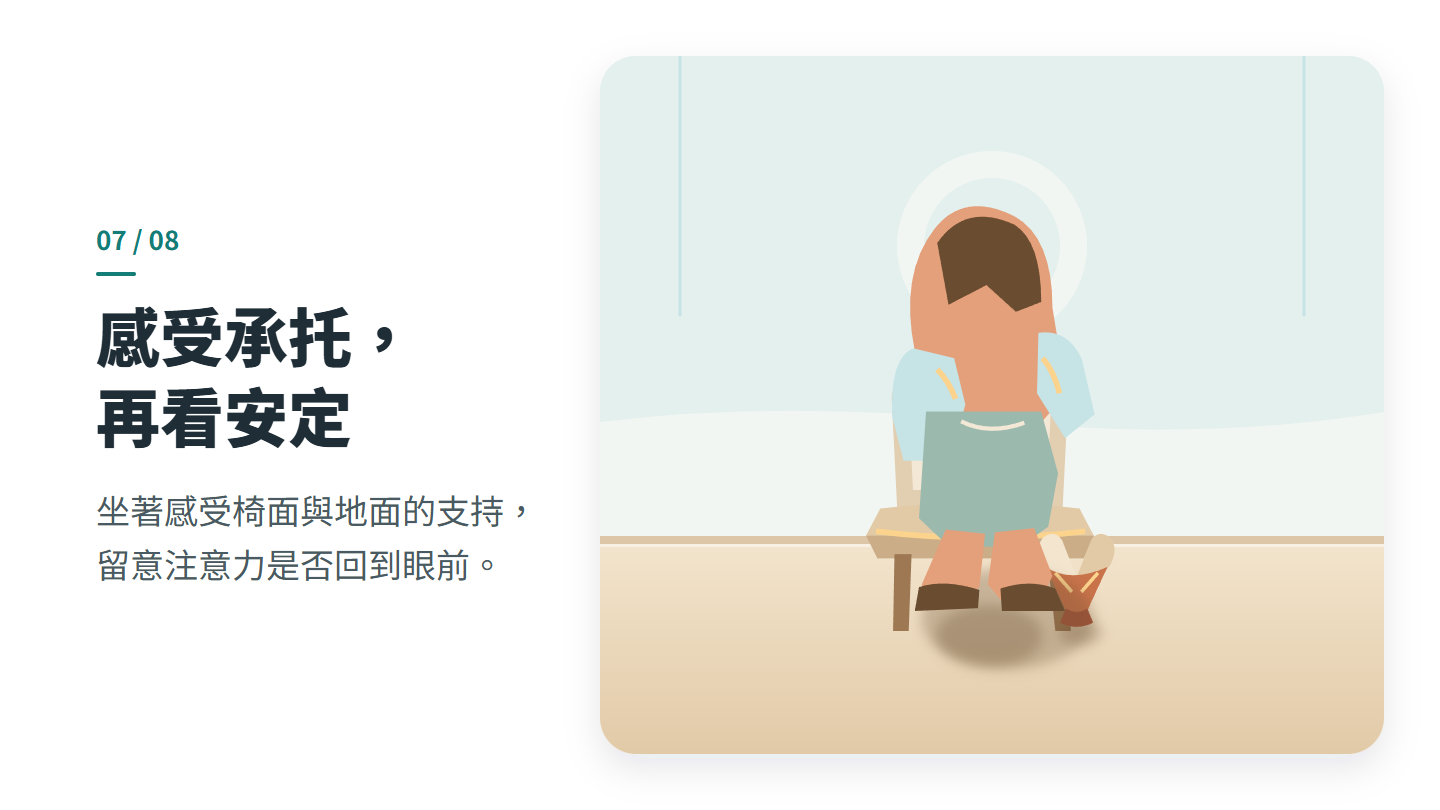感受承托， 再看安定
