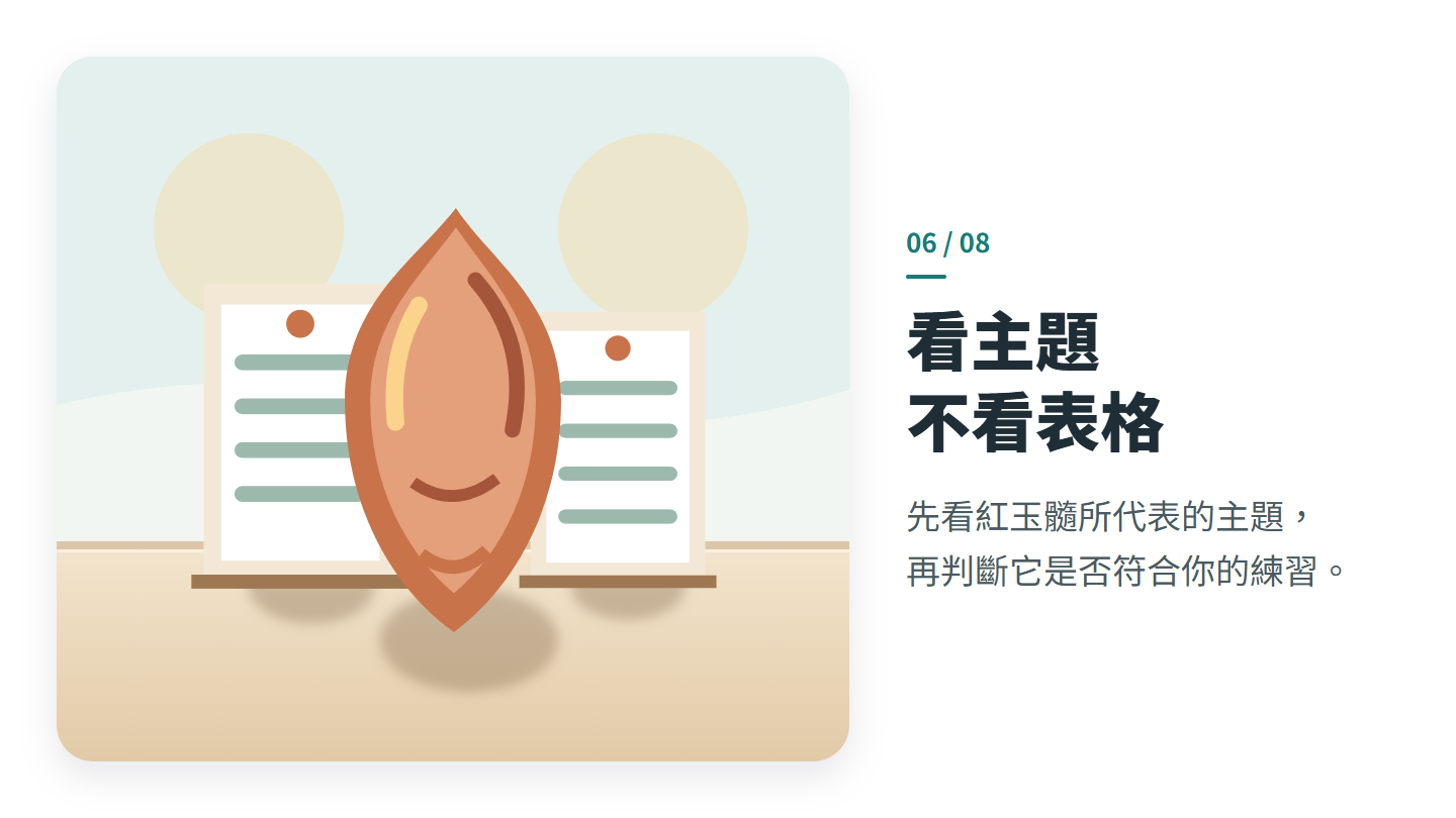 看主題 不看表格