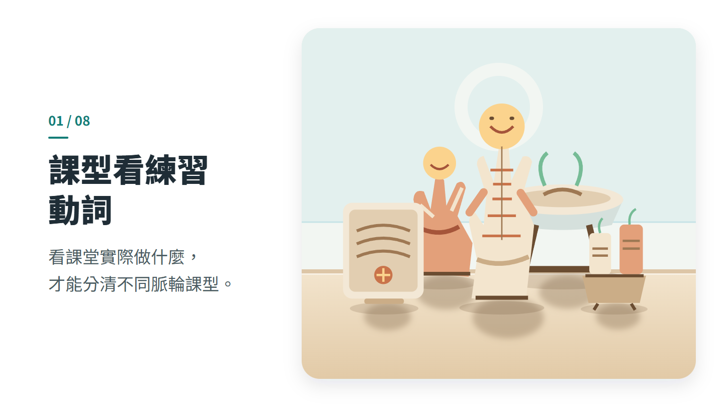 課型看練習 動詞