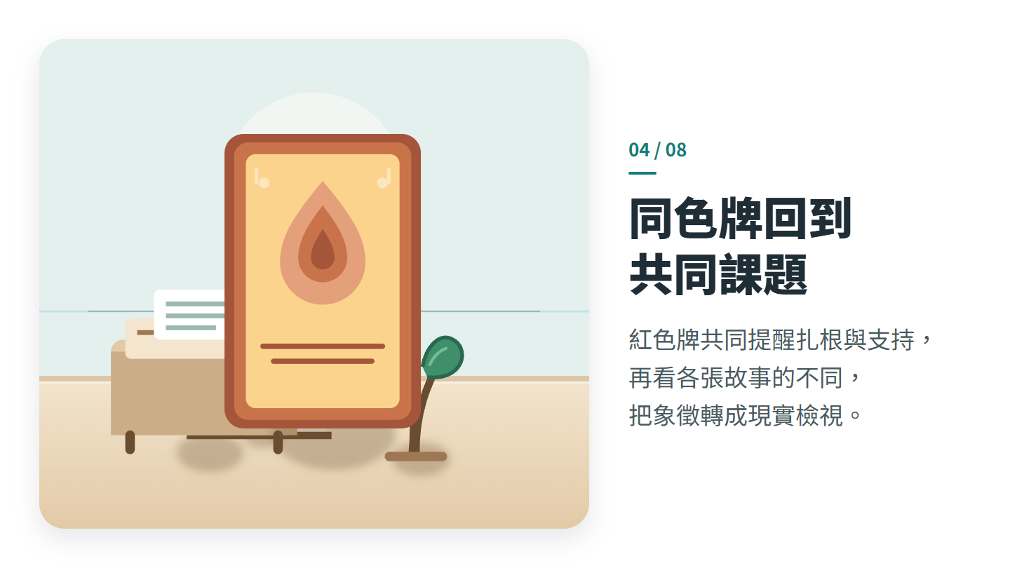 同色牌回到 共同課題