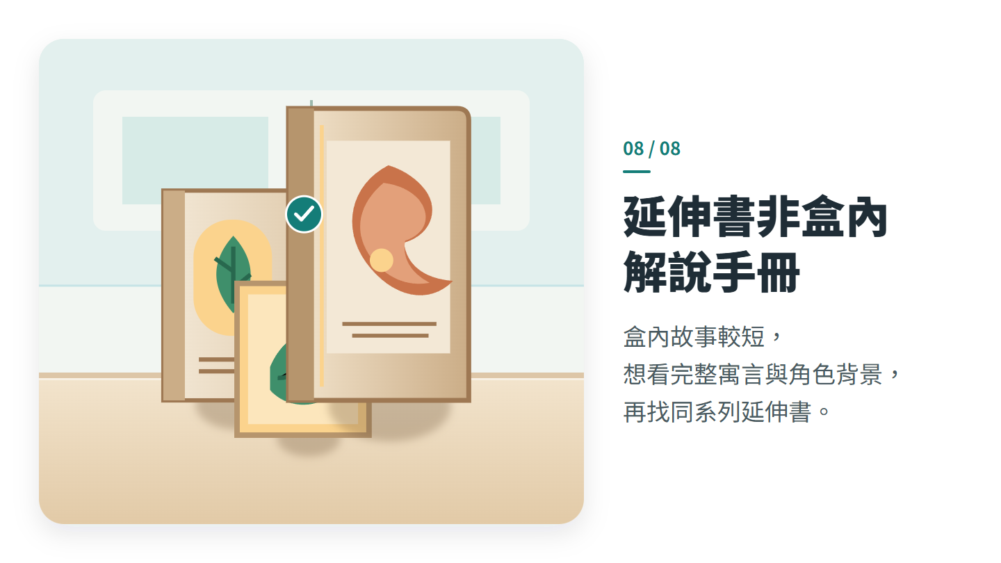延伸書非盒內 解說手冊
