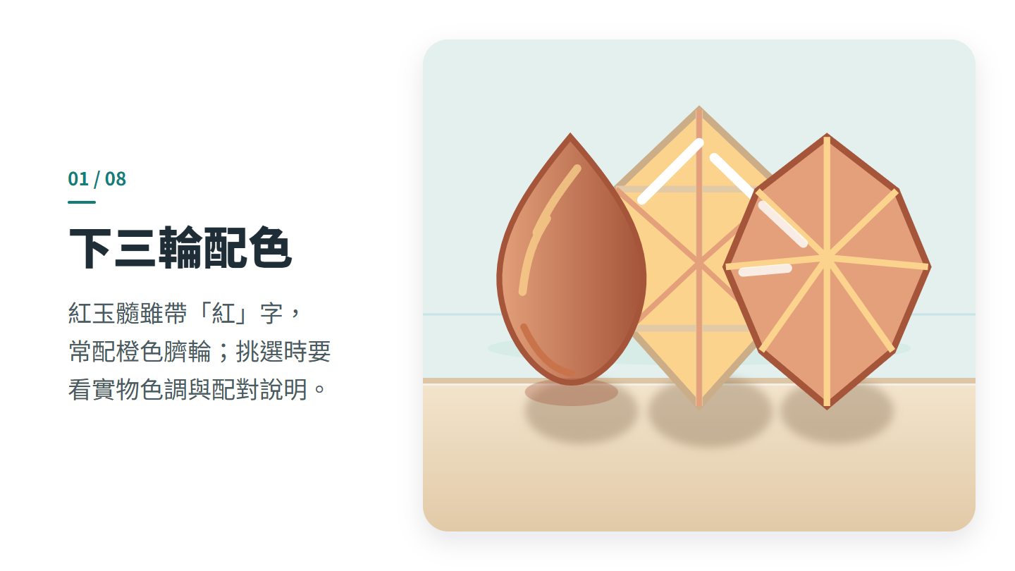 下三輪配色