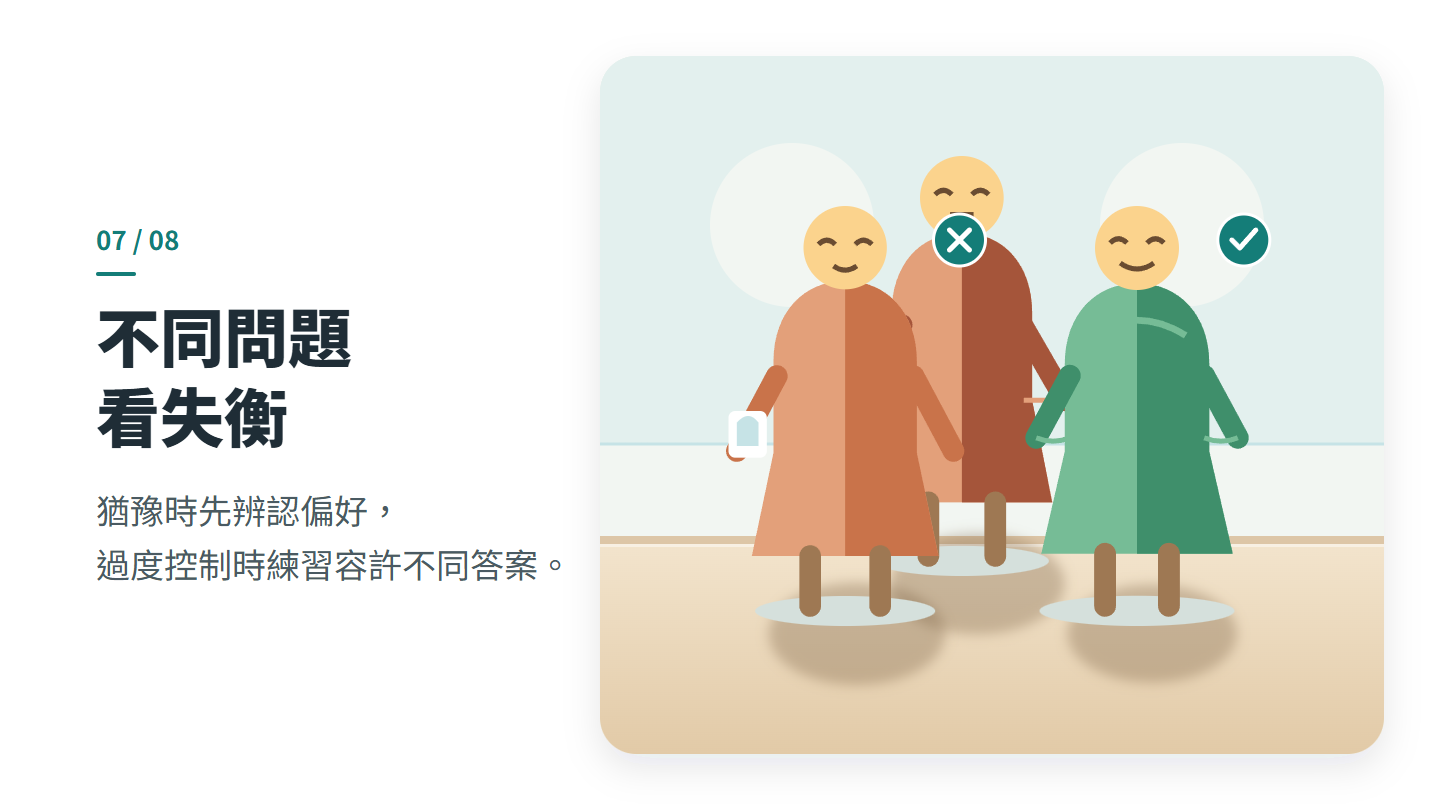 不同問題 看失衡