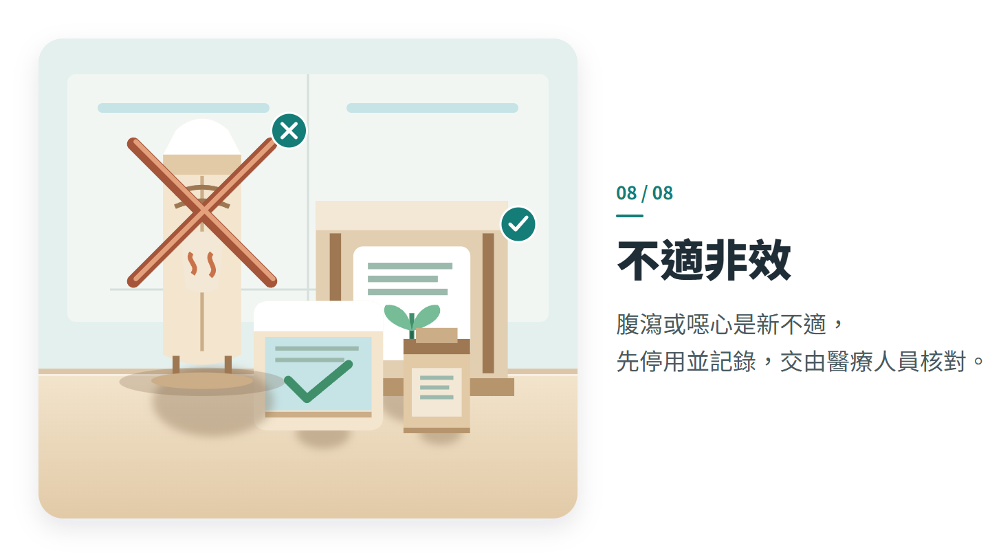 不適非效