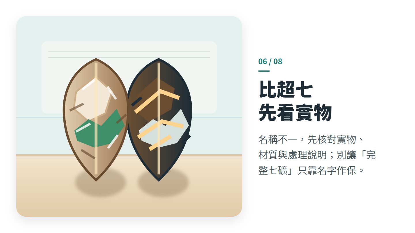比超七 先看實物