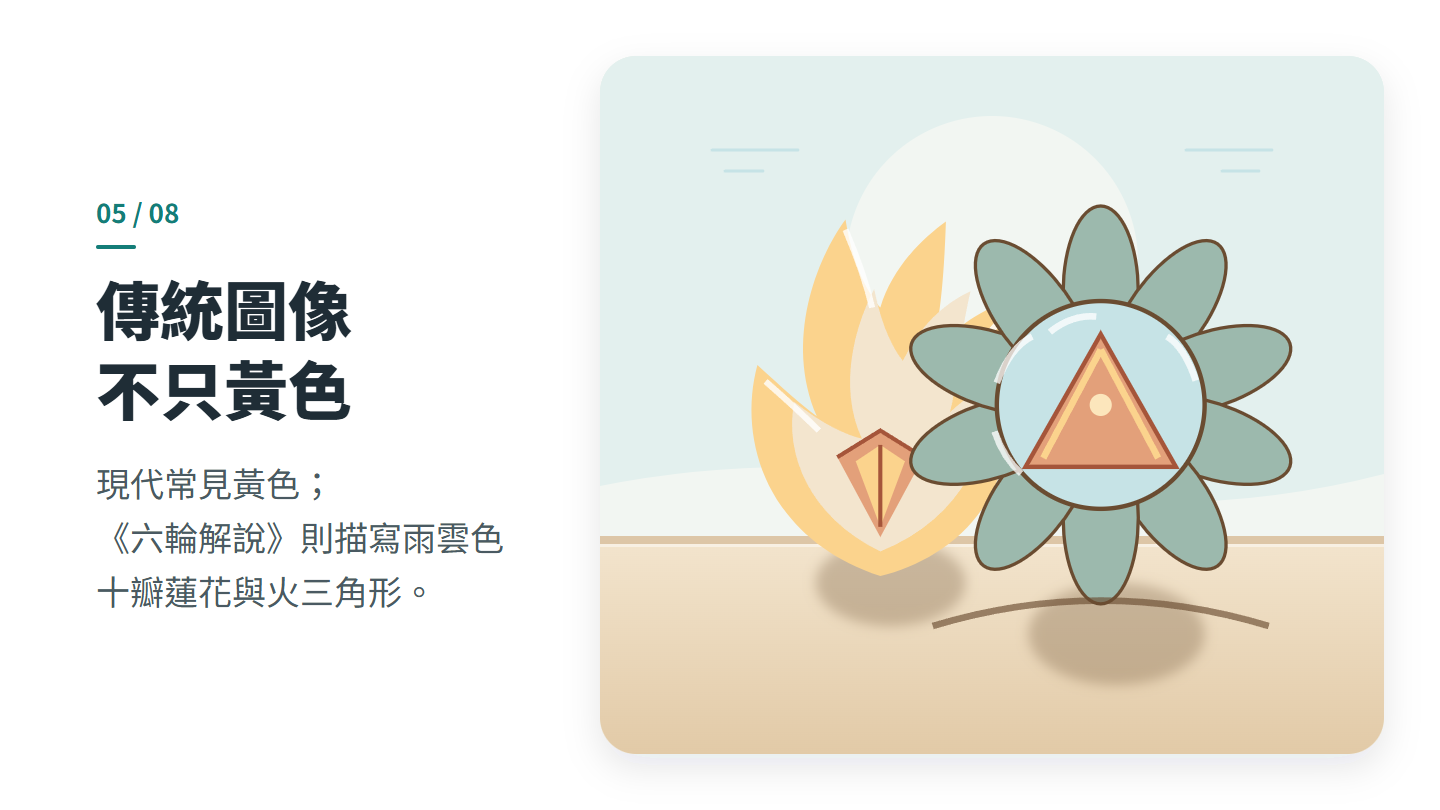 傳統圖像 不只黃色