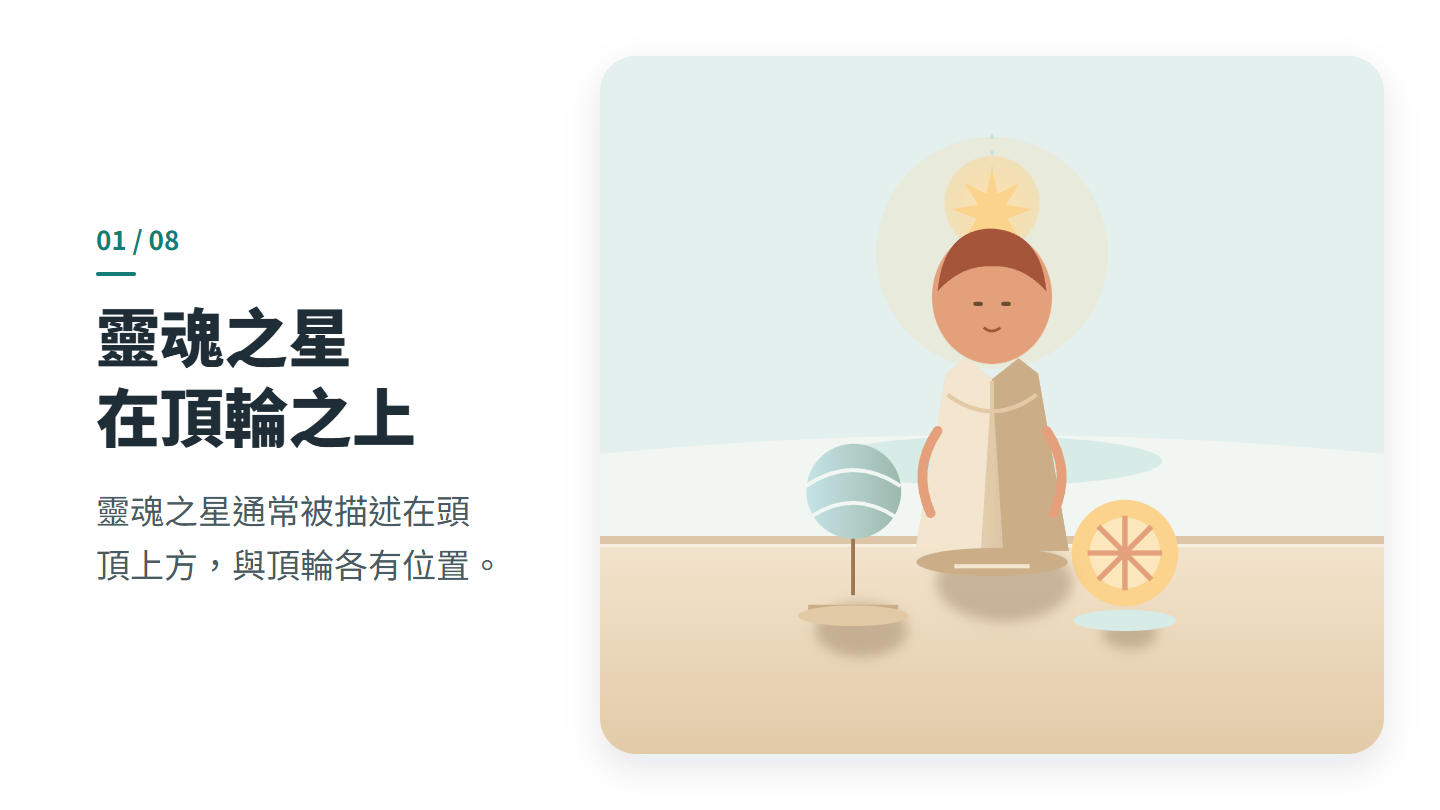 靈魂之星 在頂輪之上